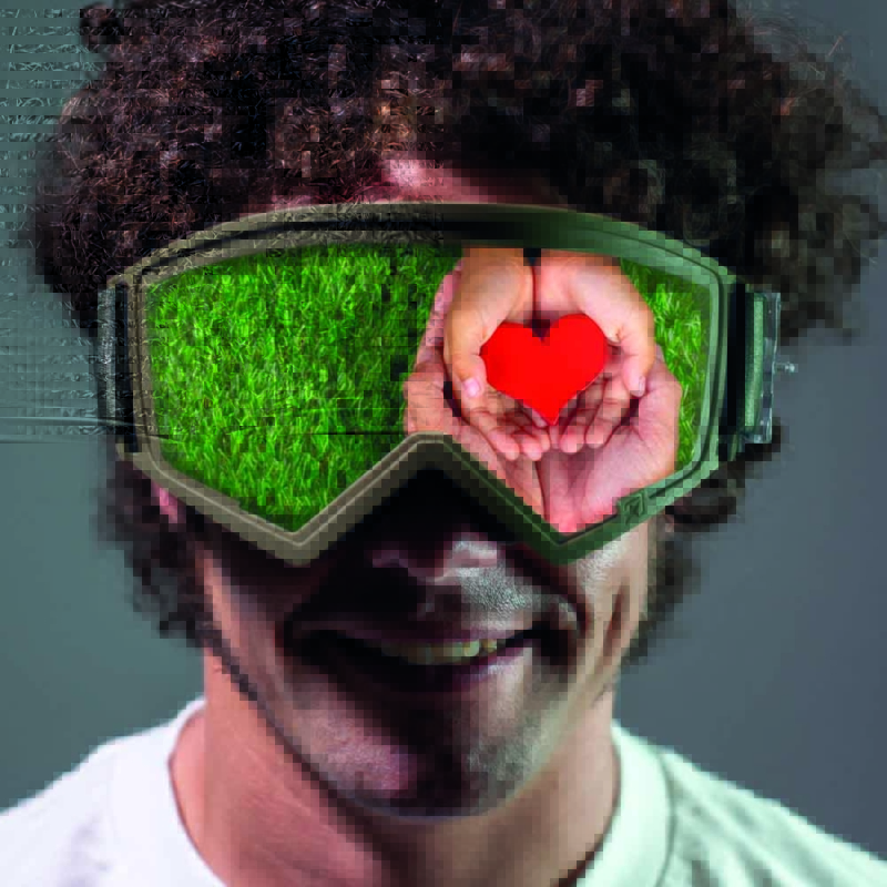 Immagine simbolica di solidarietà riflessa negli occhiali Ariete