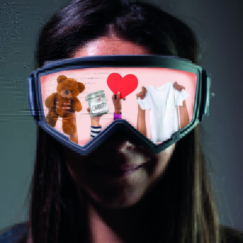  Gesti solidali riflessi negli occhiali Ariete