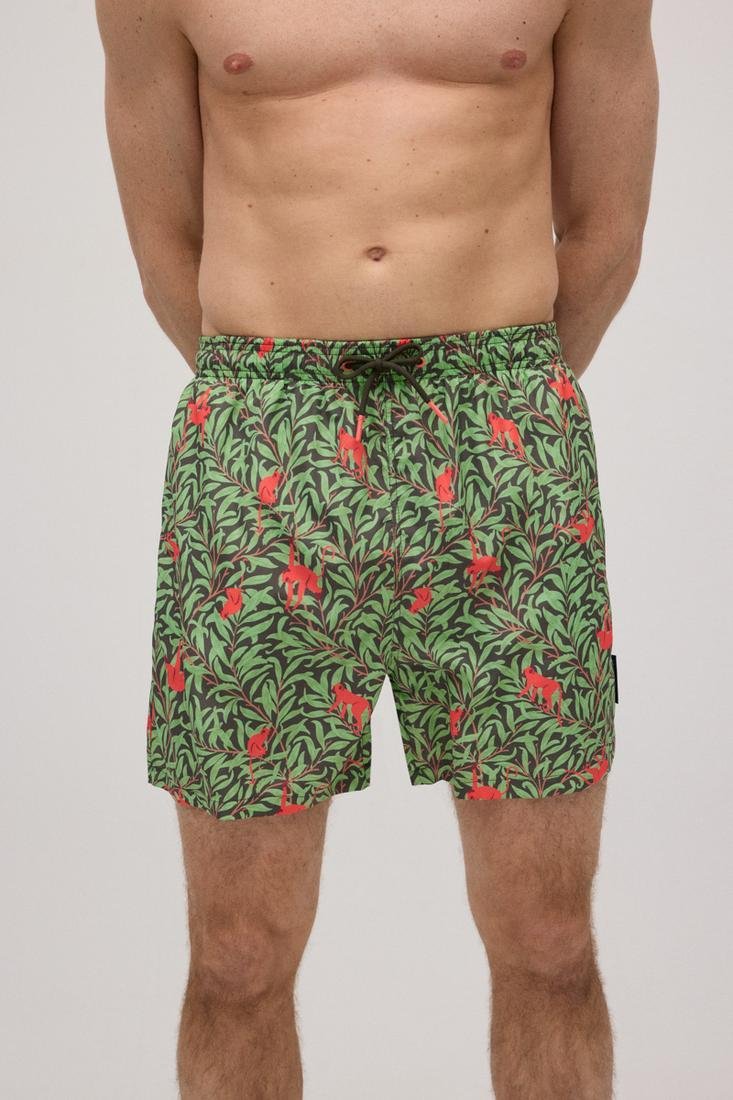 Boxer Da Bagno Uomo - Costume Intero Elasticizzato Con Coulisse - Foto 3