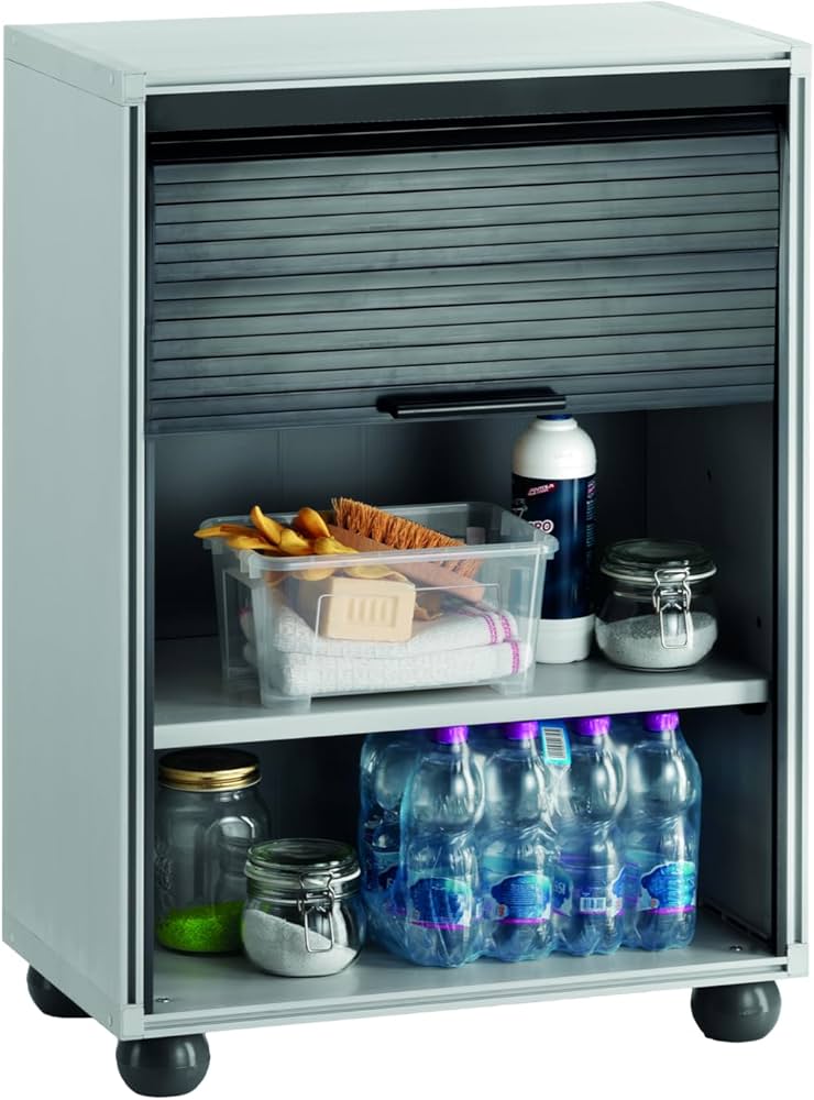 ARMADIO MODULARE 'GARAGE' 62,5x35x84,5h 2 ripiani GAROFALO