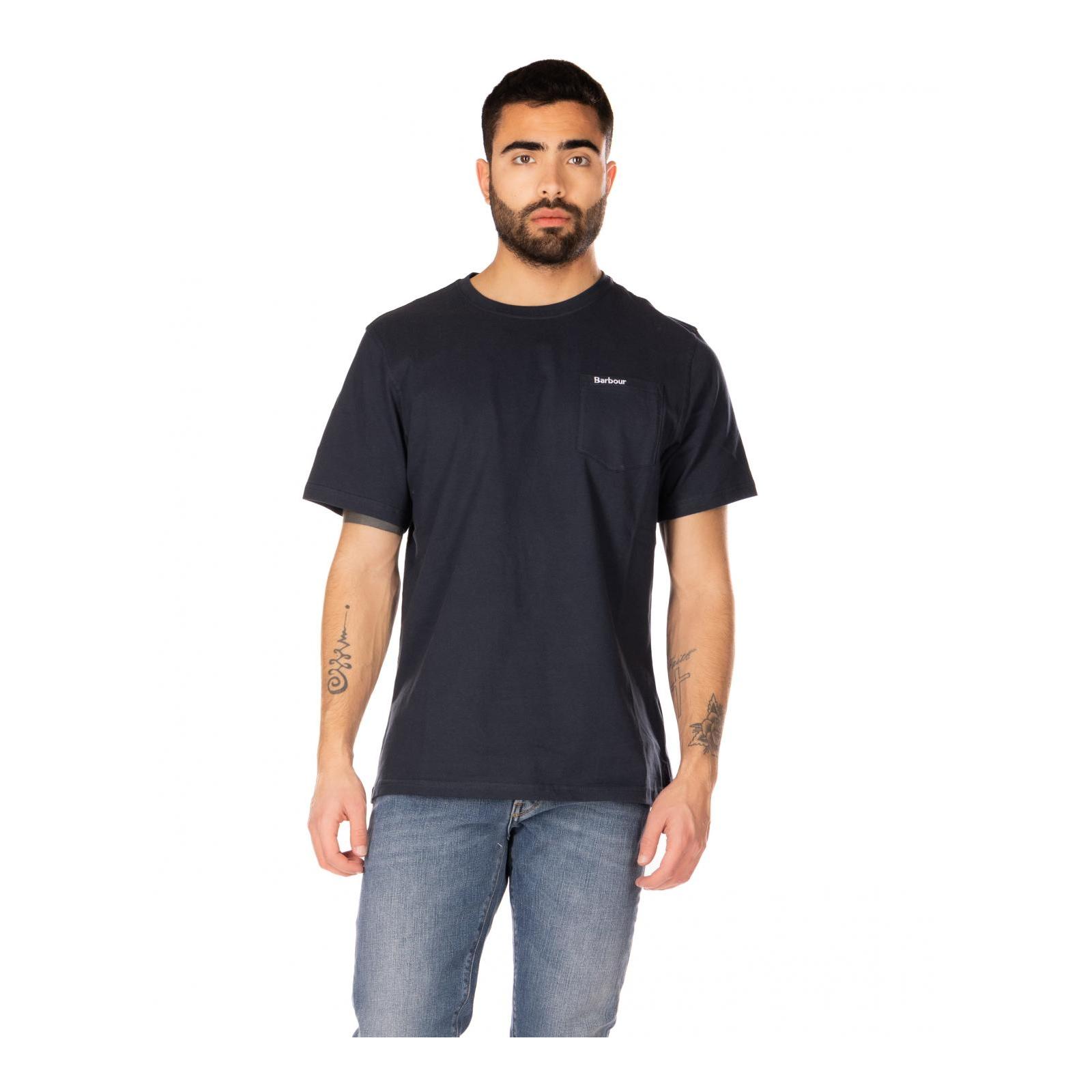 LANGDON POCKET TEE ny91-navy