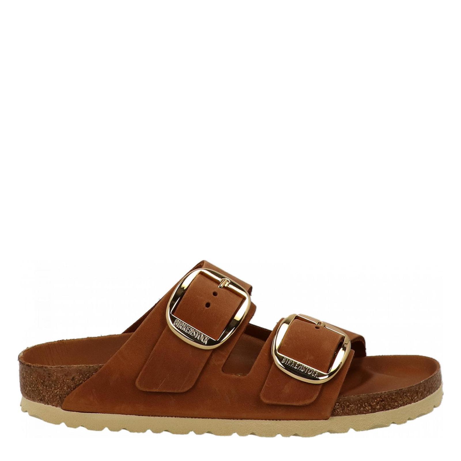 ARIZONA BIG BUCKLE, OILED LEATHER cognac
