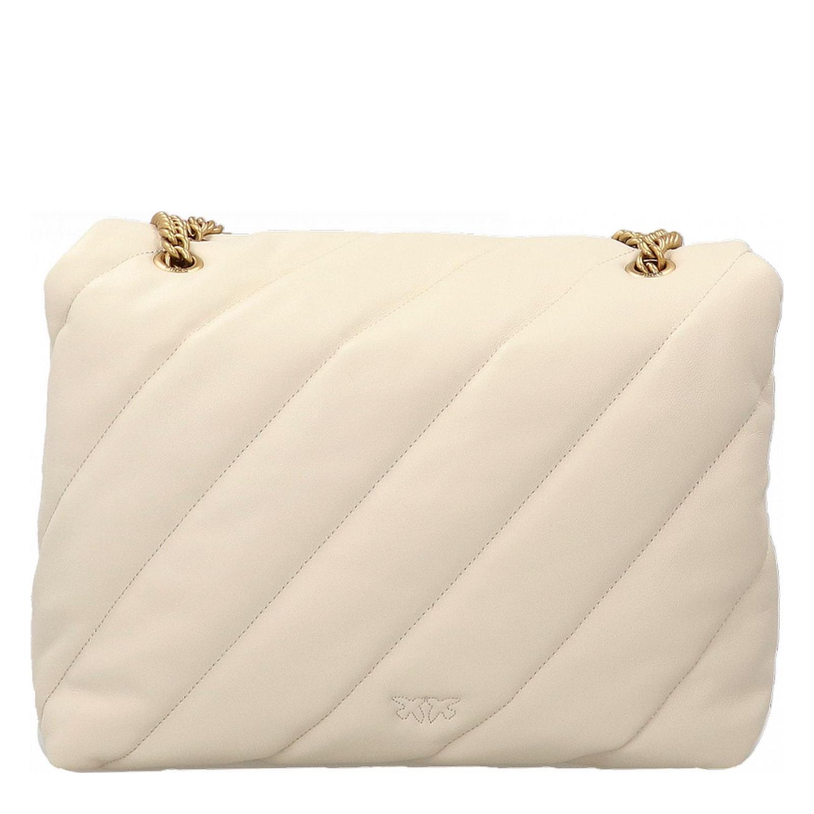 LOVE PUFF BIG CL z14q-bianco-gold