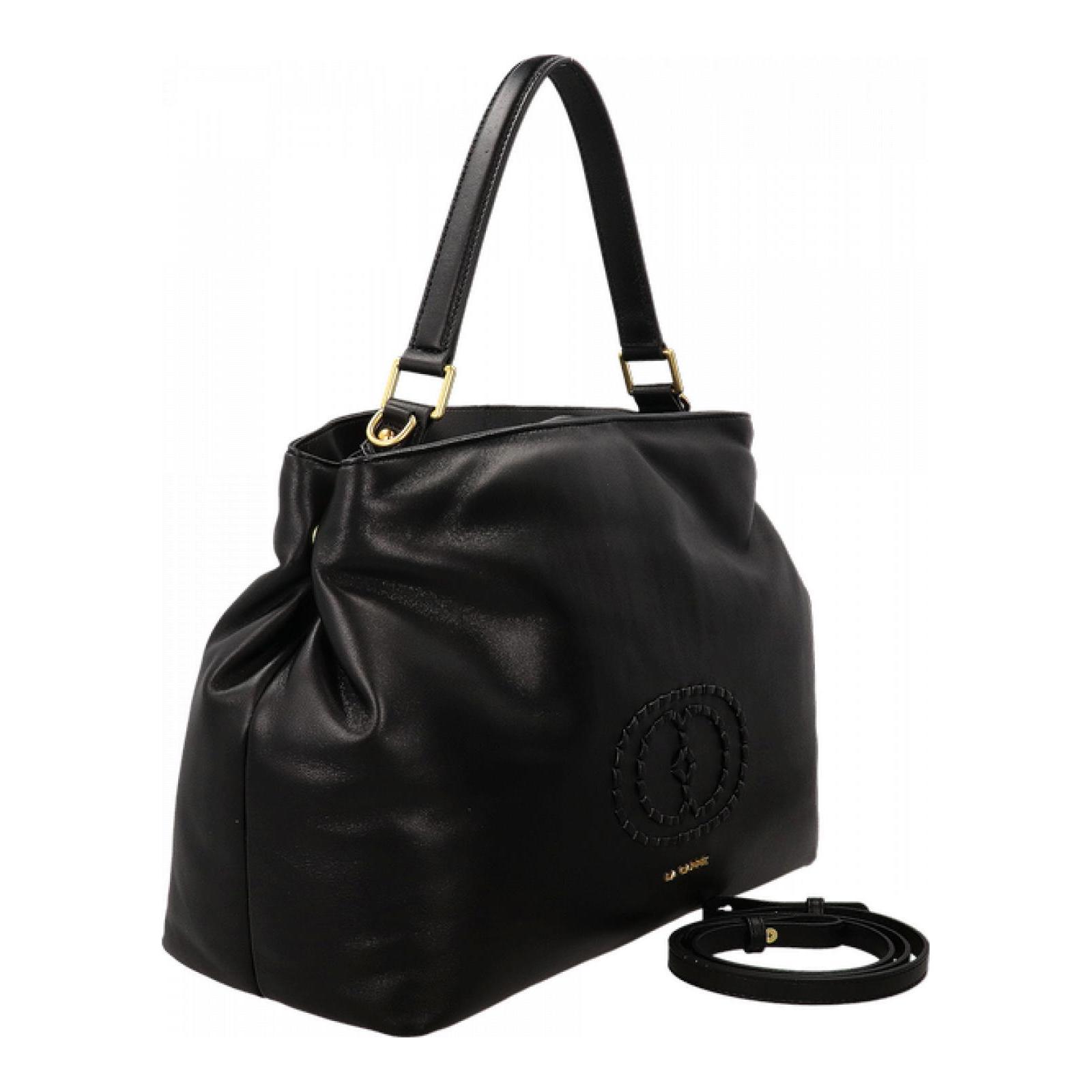 WOVEN LOGO HOOK black