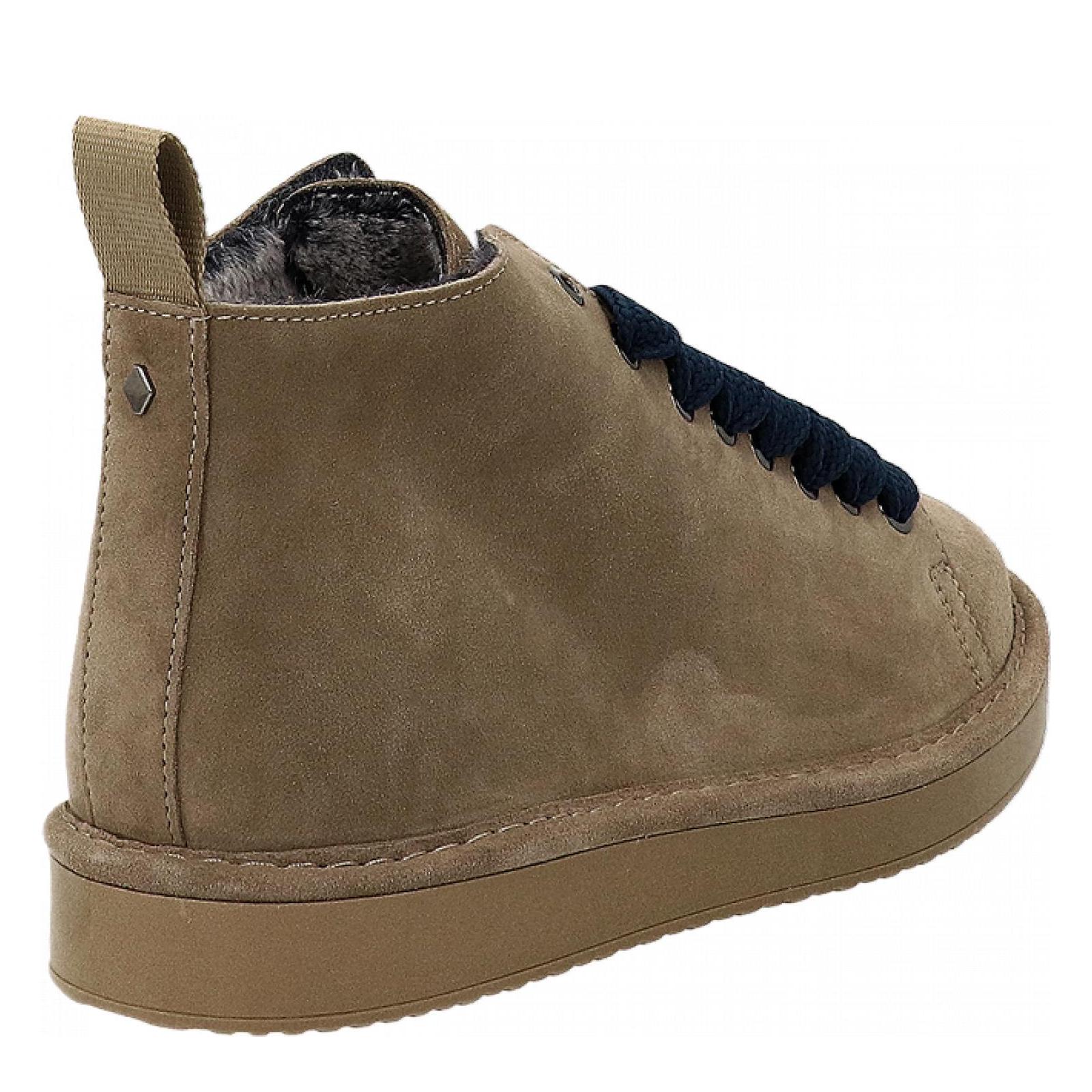 P01 ANKLE BOOT SUEDE walnut-cobalt
