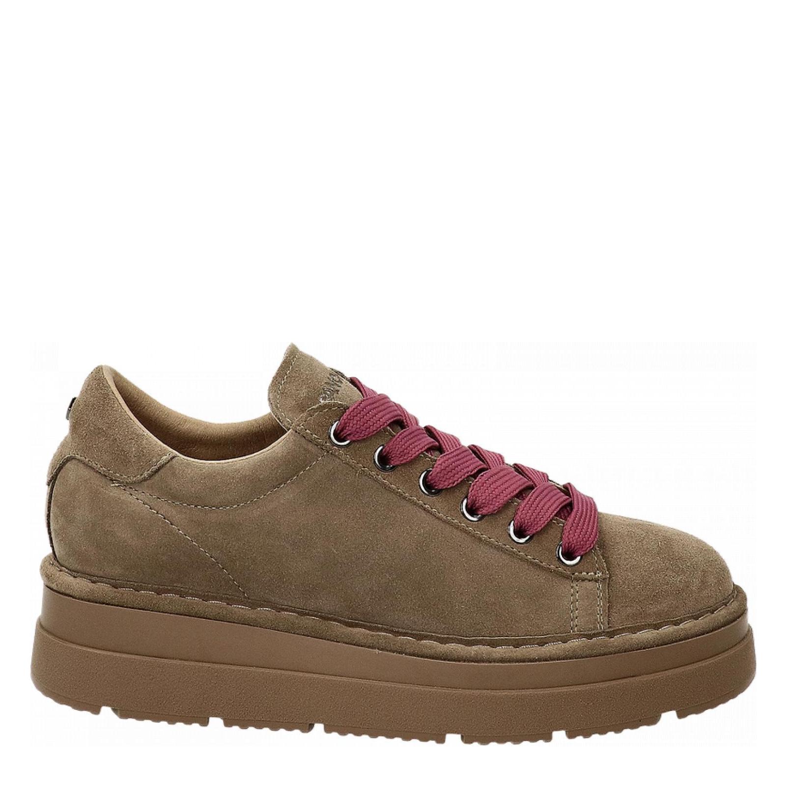 P89 LACE-UP SHOES walnut-brownrose