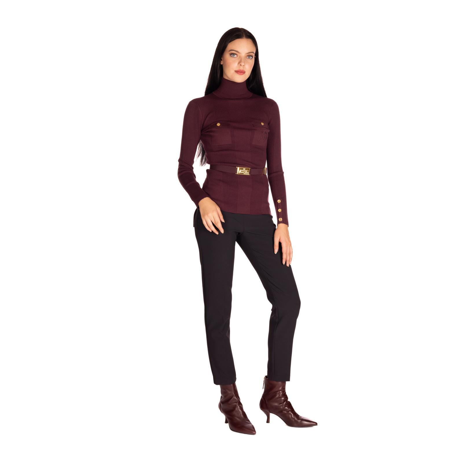 MAGLIA TRICOT cg3-rouge-noir