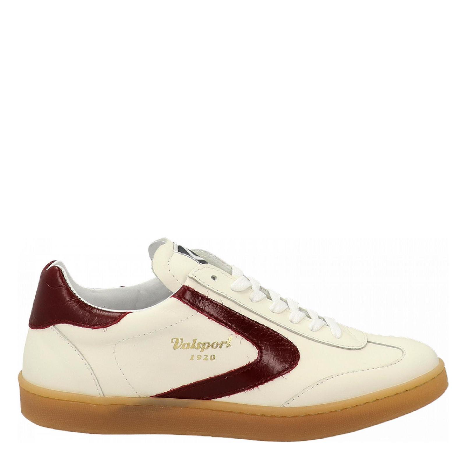 OLIMPIA LEATHER bianco-bordeaux