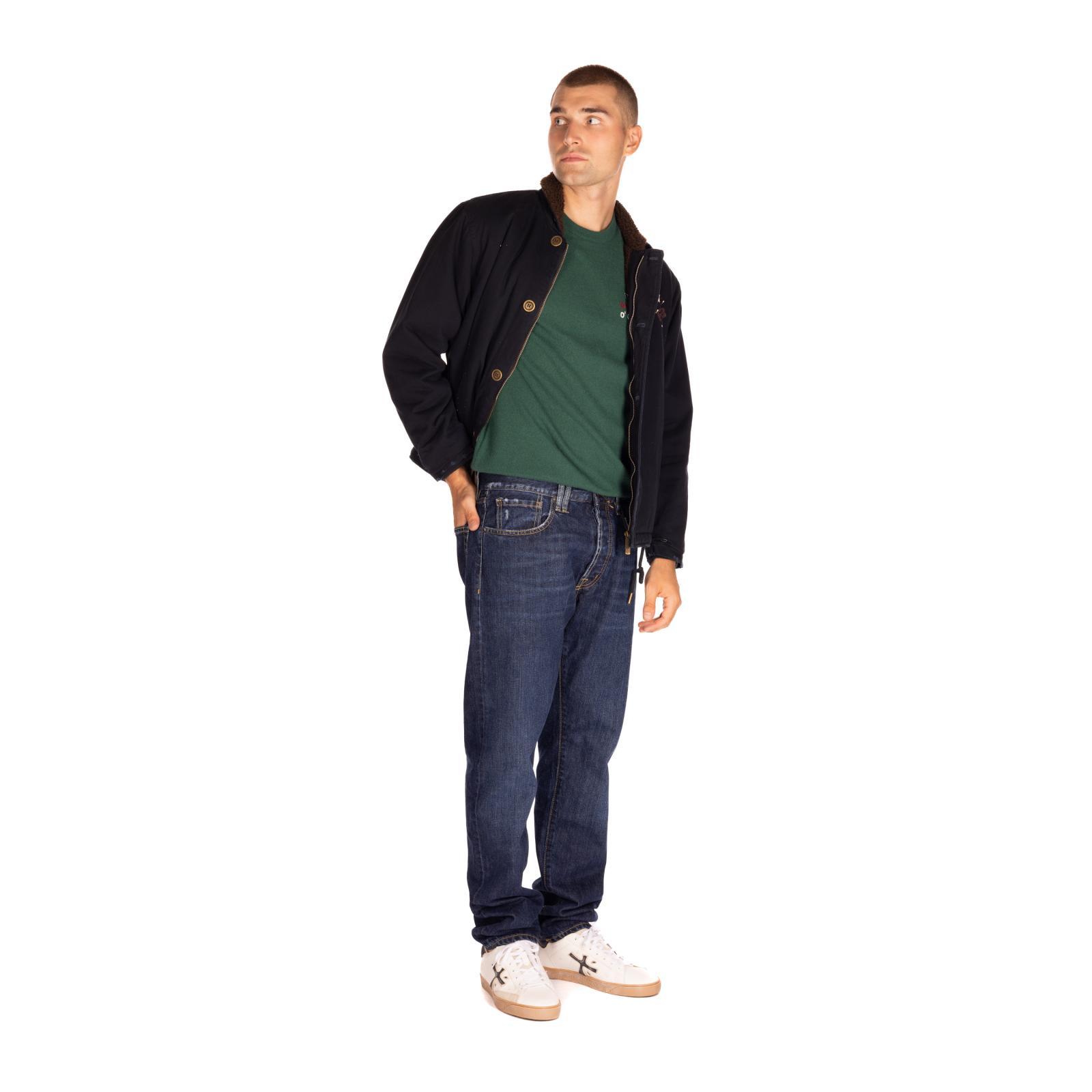 GIACCONE CANVAS STAMPA blu-gunnery