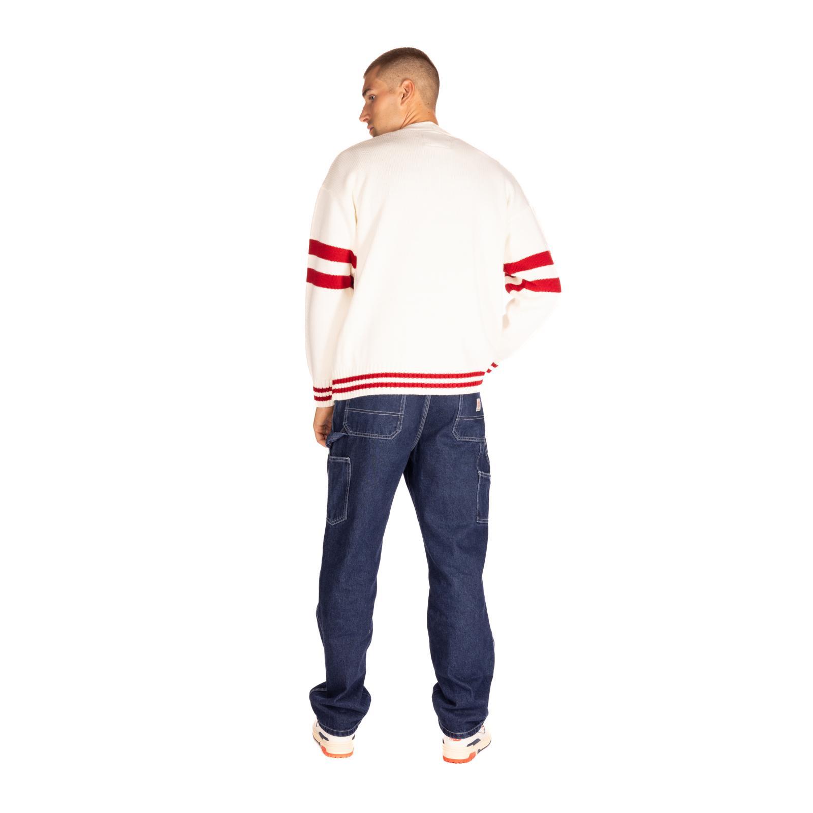 MAGLIA CARDIGAN PATCH panna