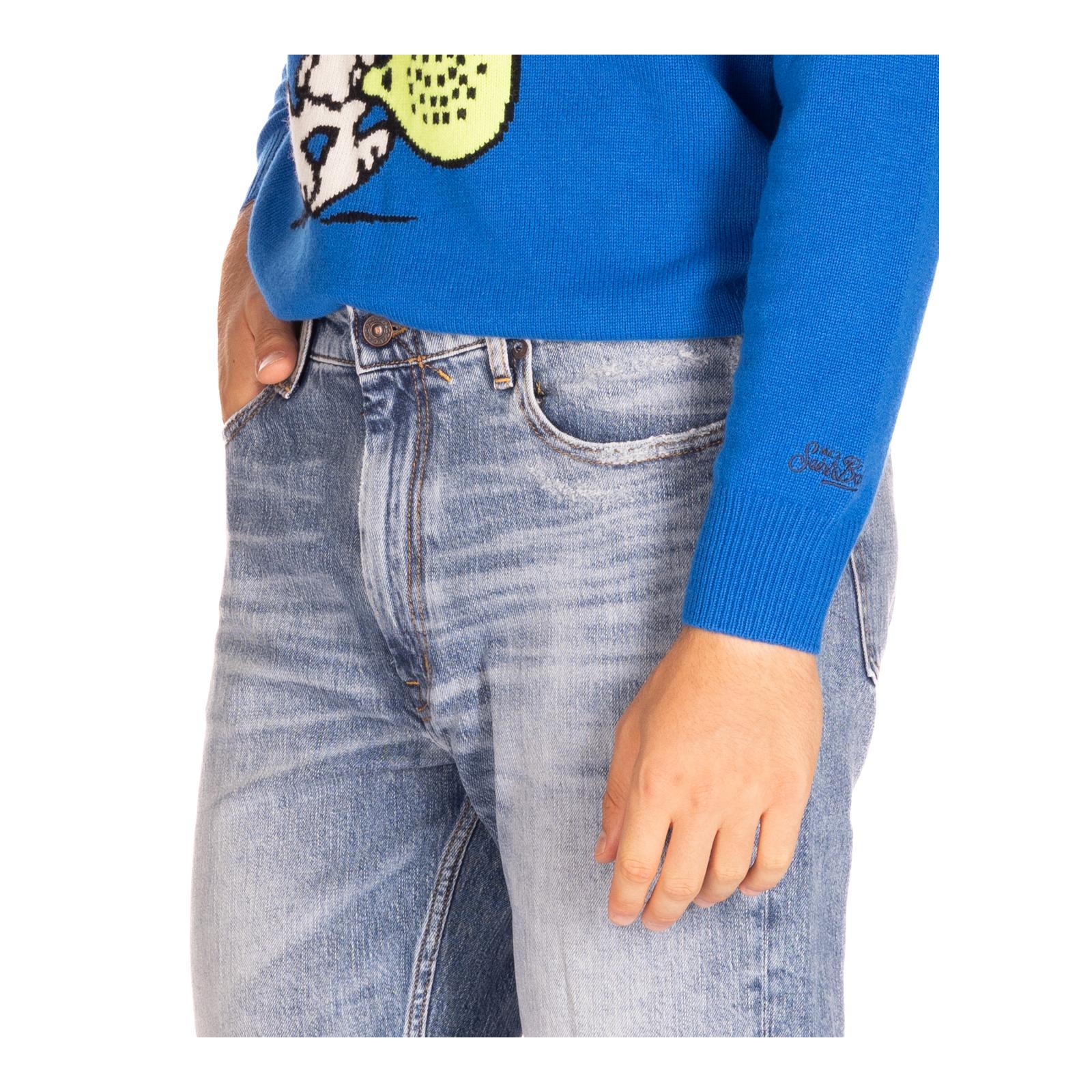 LUCKY CARROT ANKLE ANTIQUE blue