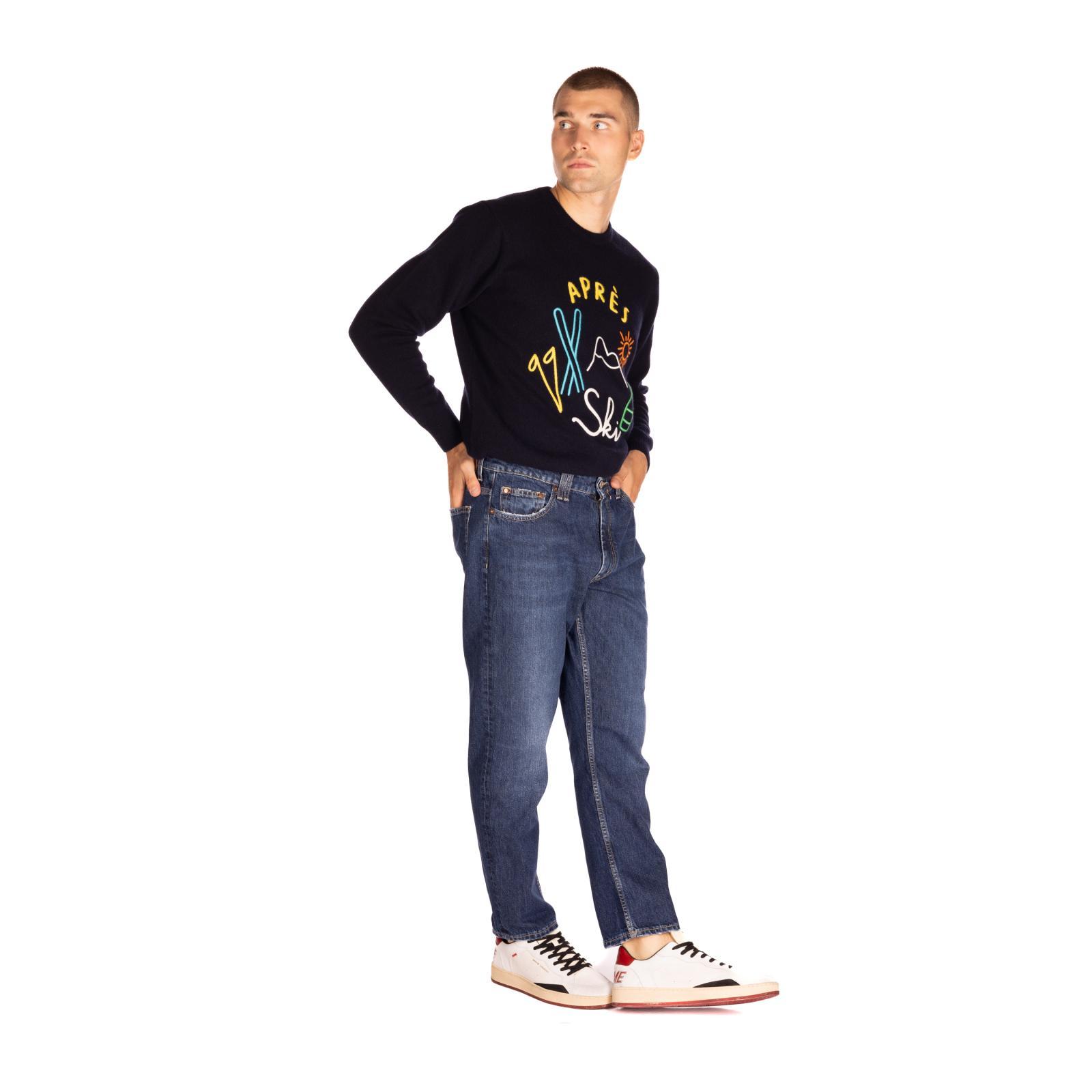 LUCKY CARROT ANKLE STONE WASH BRUSHED navy-blue