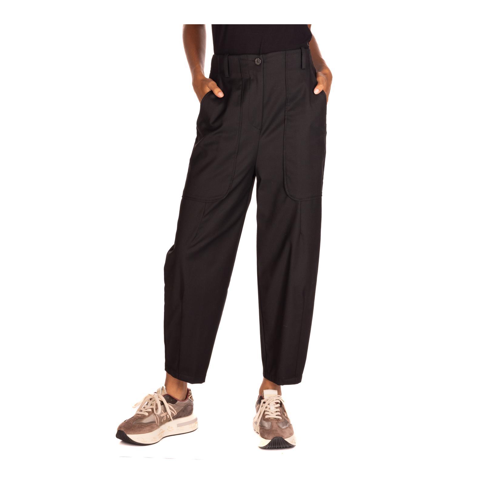 PANTALONI nero-diamante