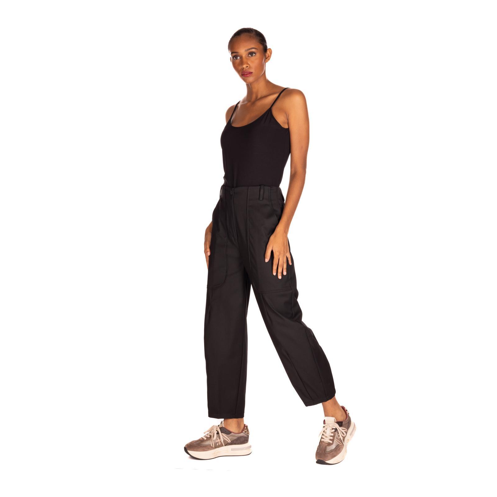 PANTALONI nero-diamante