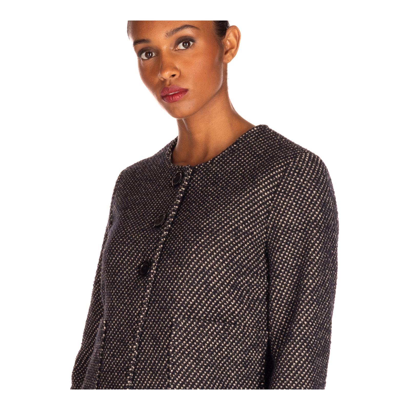 GIACCA nero-blu-profondo