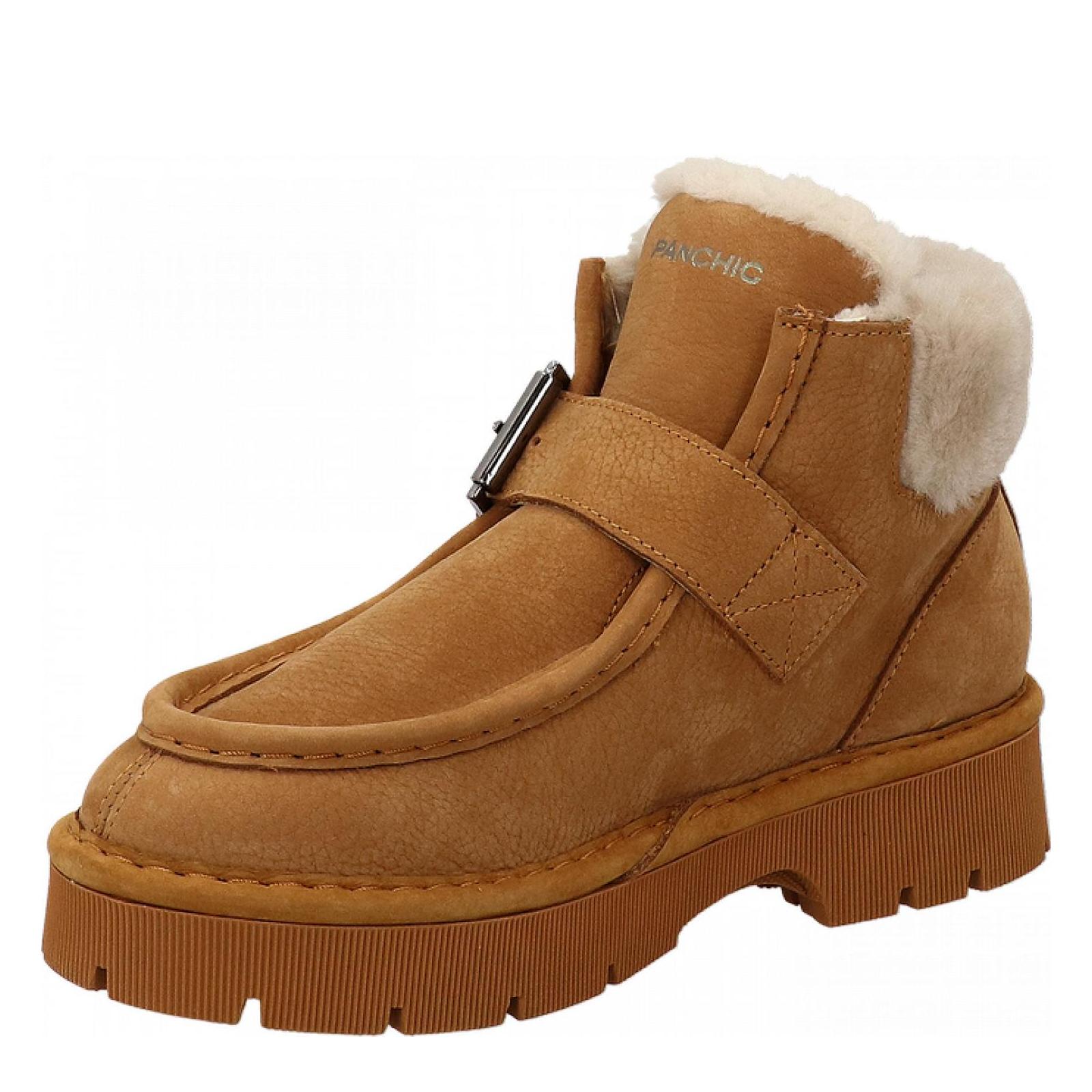 P99 ANKLE STRAP BOOT curry-brown