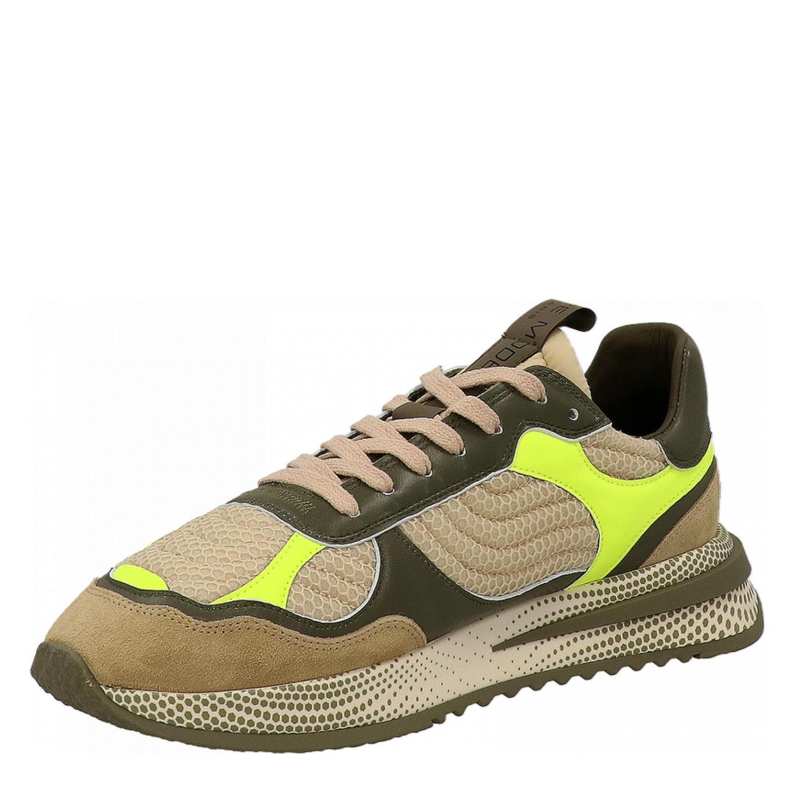 OLYMPIQUE LOW militare-giallo