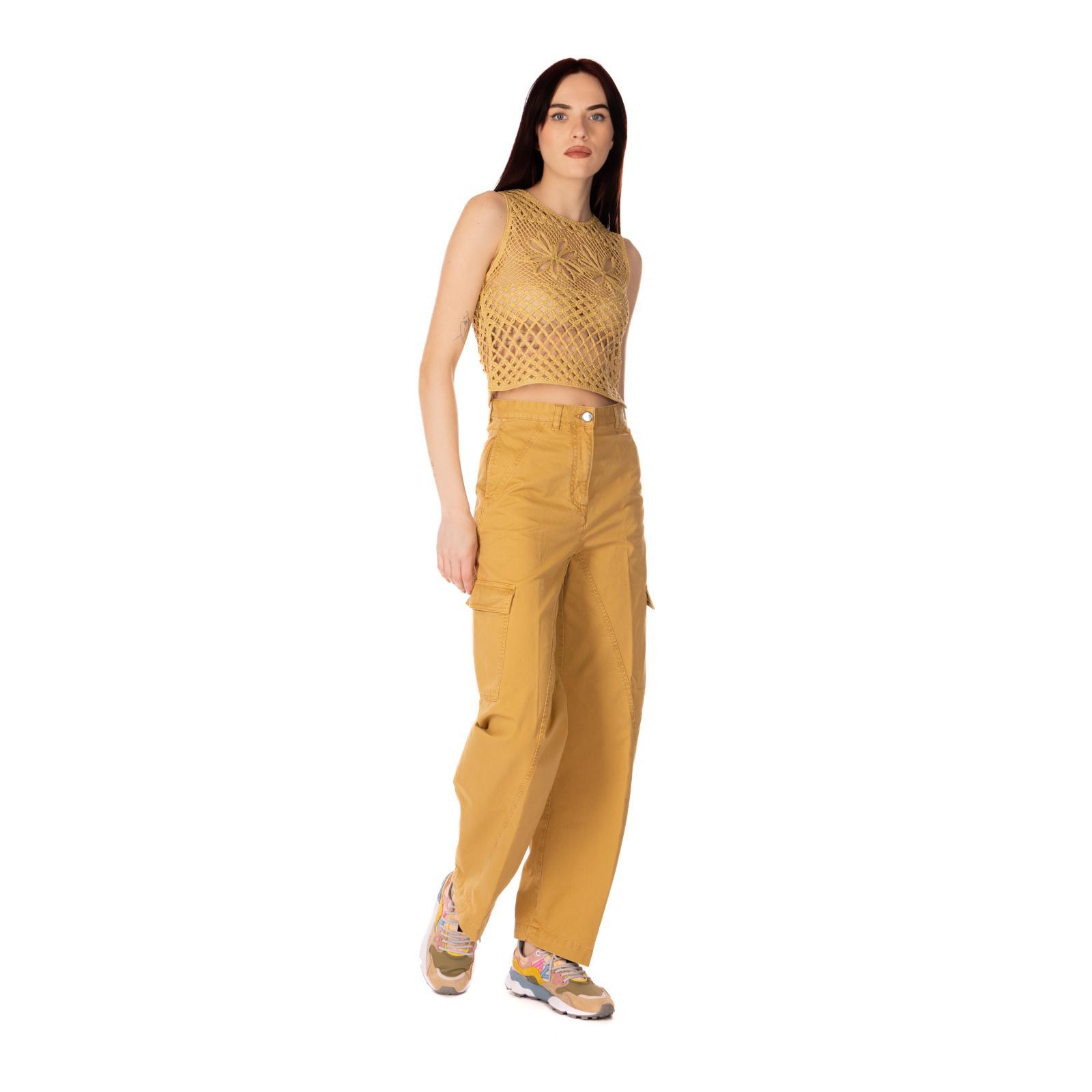 RESPECT PANTALONE GABARDINA c68-giallo-antilope