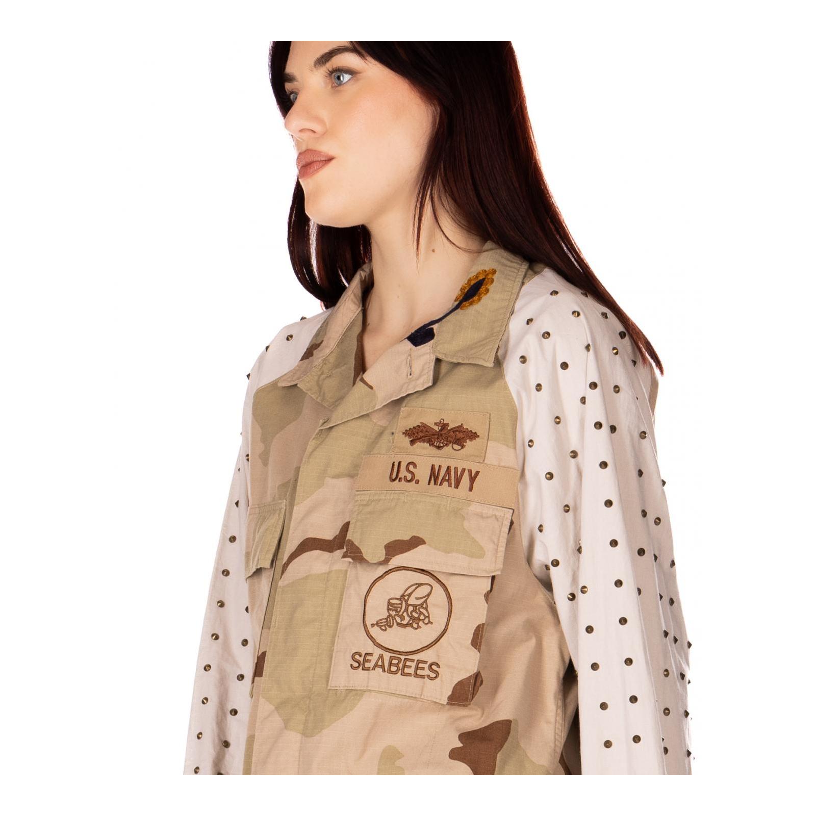 REWORKED STUDDED JACKET unica