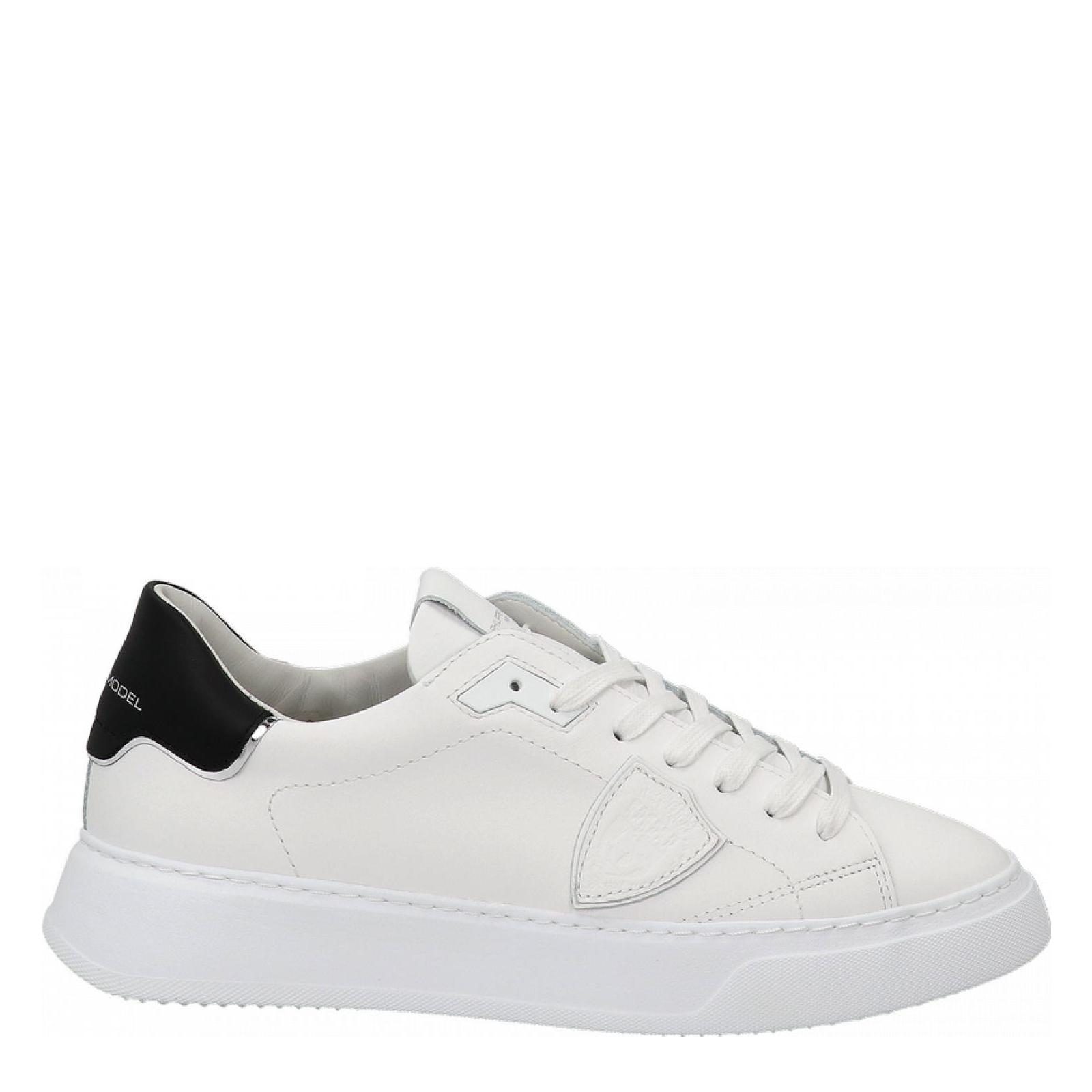 TEMPLE LOW bianco-nero