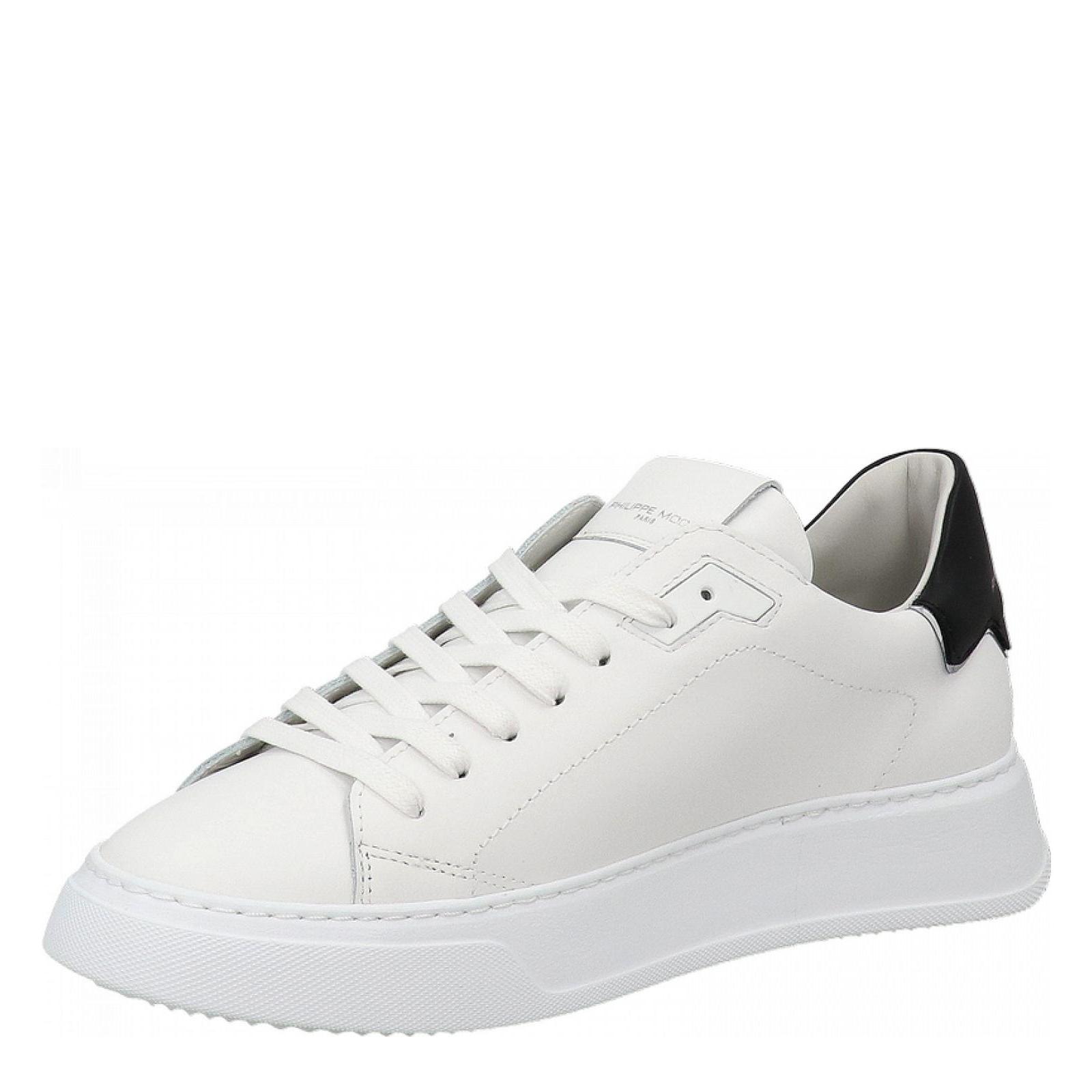 TEMPLE LOW bianco-nero