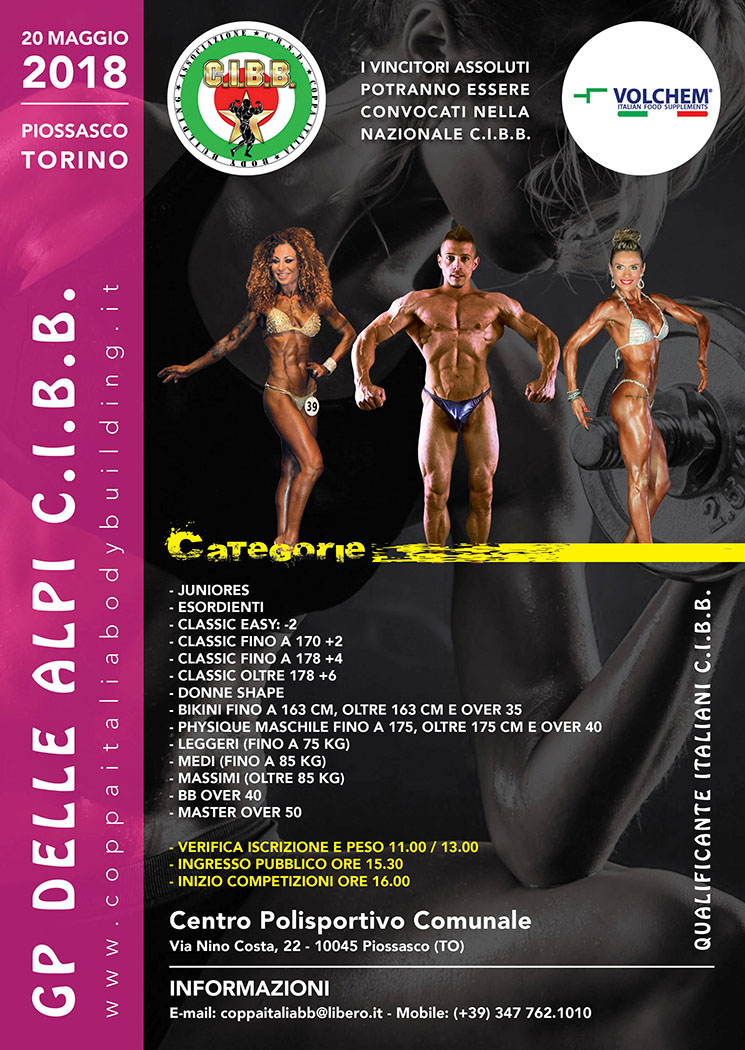 Terza gara bodybuilding Cibb