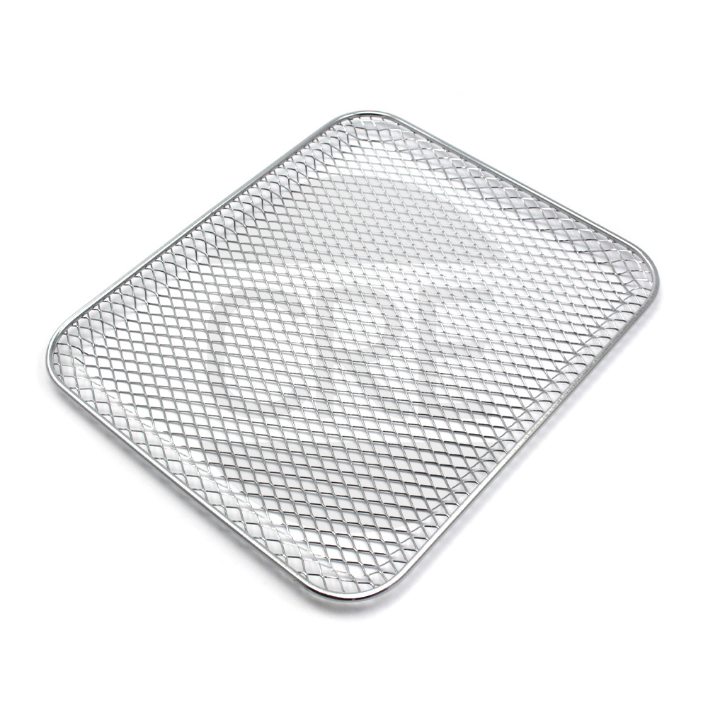Griglia Rotonda Per Friggitrice Ad Aria Qcwwy – Diametro 15,5 Cm – Antiaderente Doppio Strato – Con Impugnatura E Base In Gomma