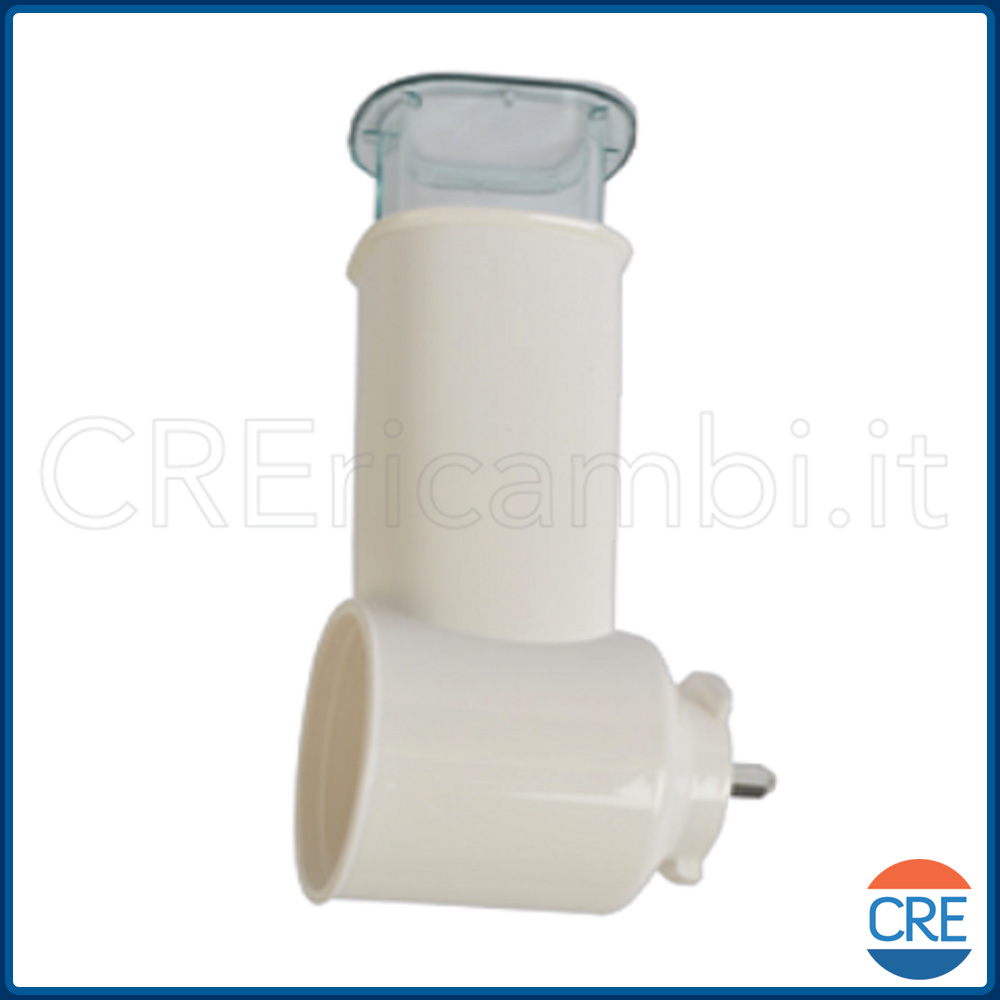 Corpo Grattugia Con Pressino Per Tritacarne Moulinex HV8 Charlotte – Ricambio Originale, Bianco - Foto 3