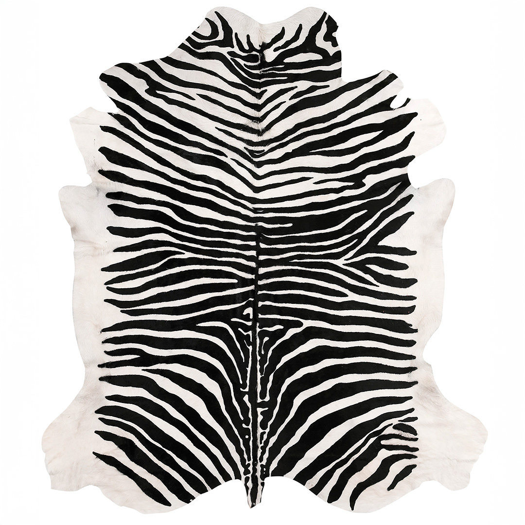 Tappeto PELLE STAMPATA ZEBRA – Eleganza e stile con un tocco vivace - Immagine principale