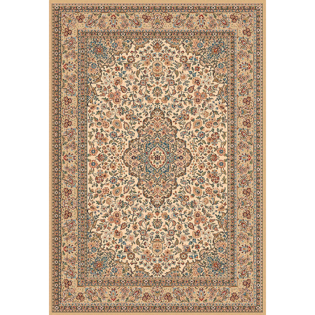HALI 8745/684 Rug – Timeless Persian Elegance for UK Living Rooms - Immagine principale