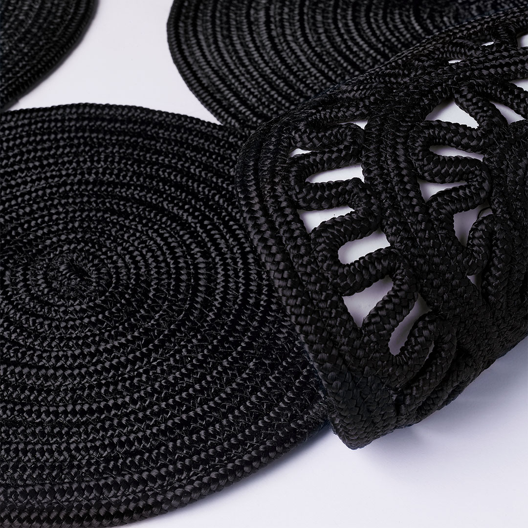 Tappeto ALYSSA PATCHWORK BLACK – Eleganza contemporanea e stile versatile