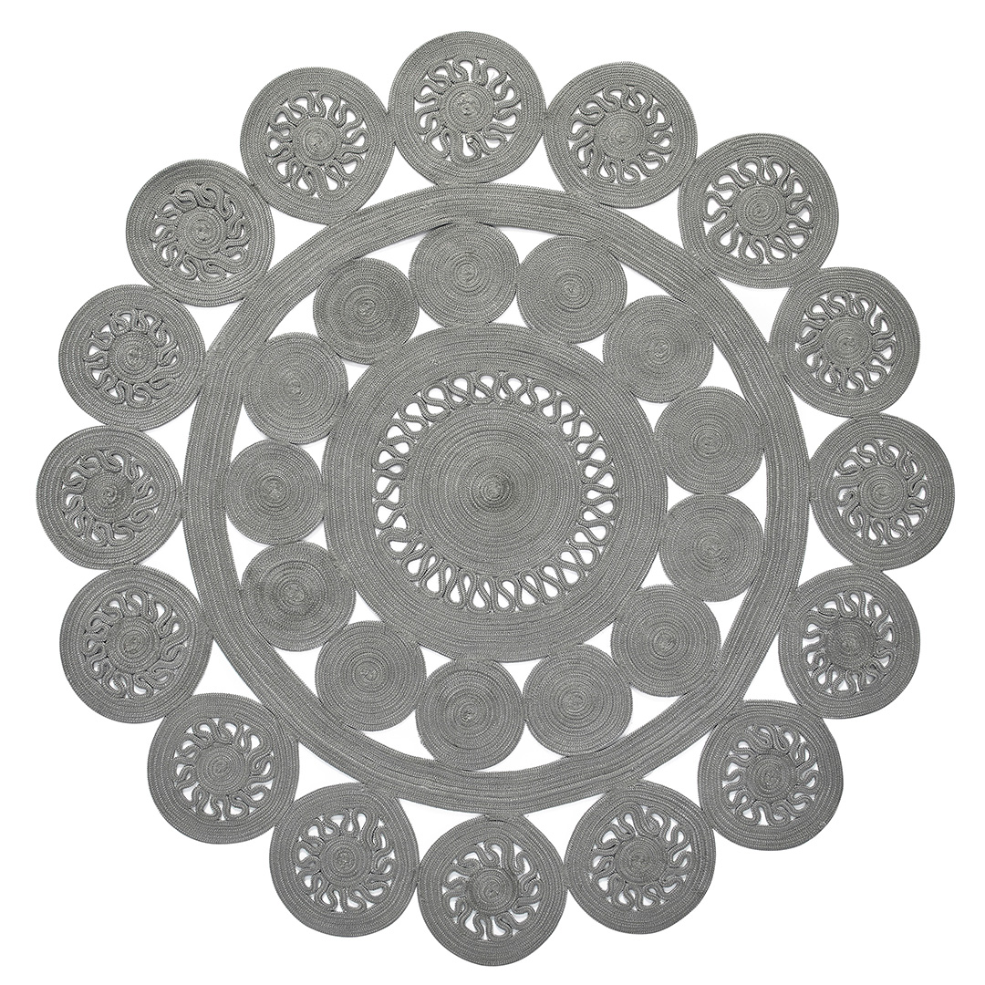 Tappeto ALYSSA ROUND SILVER – Un design elegante per ambienti moderni - Immagine principale
