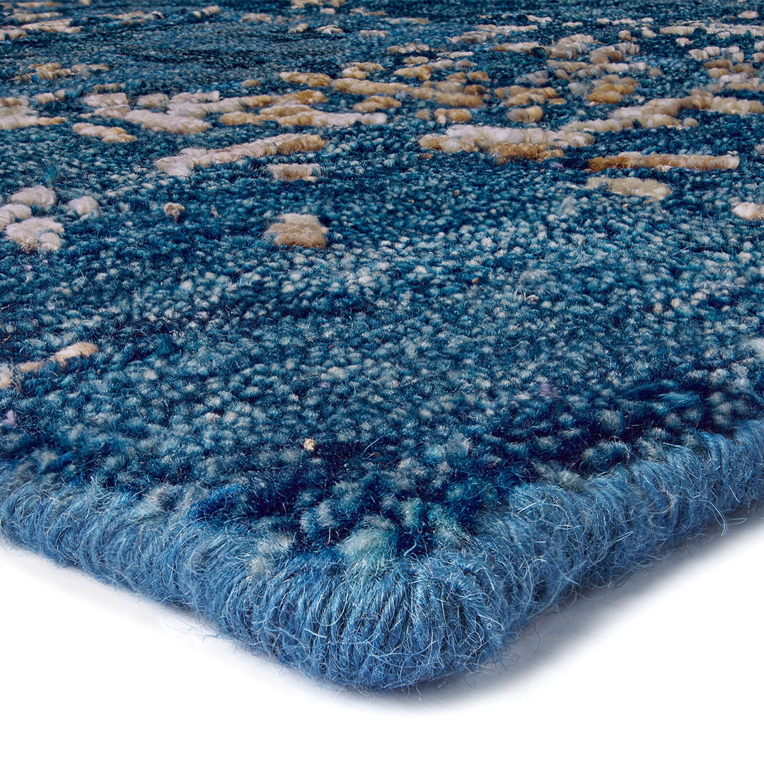 Tappeto ELITE NAVY BLUE/GOLD – Eleganza Contemporanea per il Tuo Soggiorno