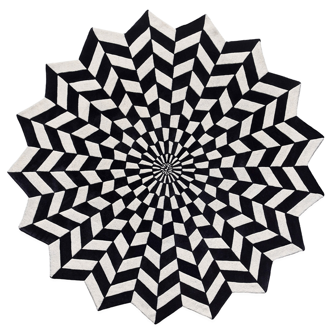 Tappeto BIANCA NEVE ONE – Eleganza Geometrica per un Salotto Moderno - Immagine principale
