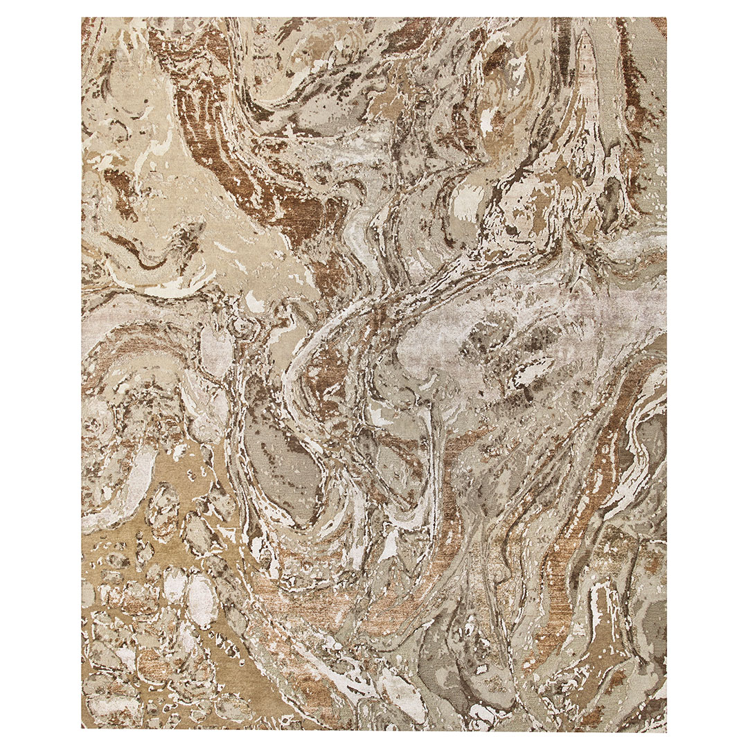 Tappeto DIVA BEIGE/BROWN – L'Armonia Perfetta per il Tuo Salotto Moderno - Immagine principale