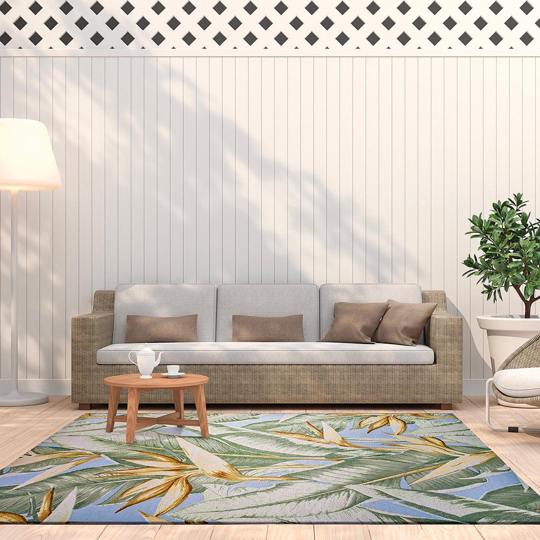 Tappeto AMAZZONIA 1044/Q04 X – Design tropicale per ambienti moderni