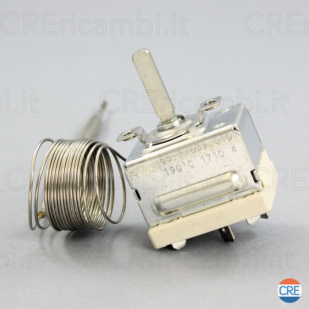 Termostato Per Friggitrice MOVILFRIT 50-205°C | Ricambio EGO 5513042310, 20A, Capillare 870mm