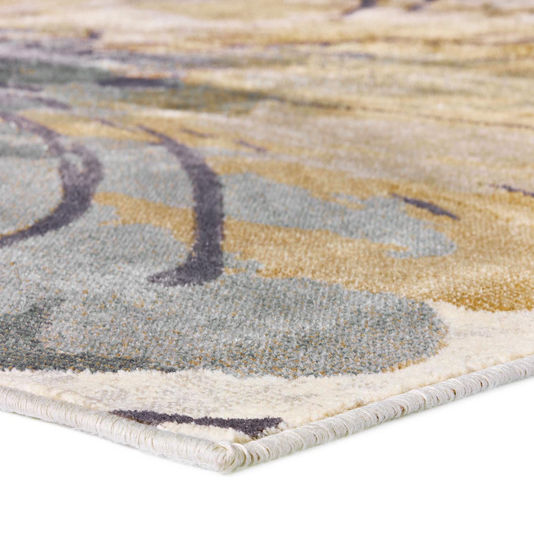 Teppich SIBILLA 985017/6191: Florales Design trifft auf edle Viskosequalität