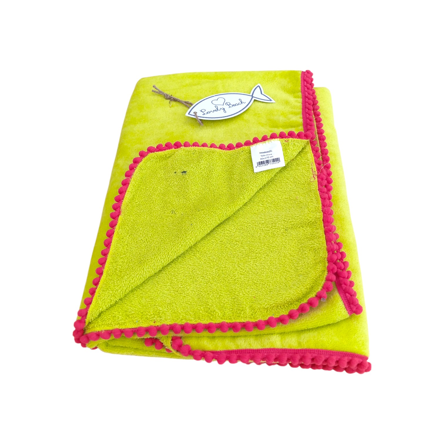 Telo Mare microspugna 100% cotone Marisol - cedro