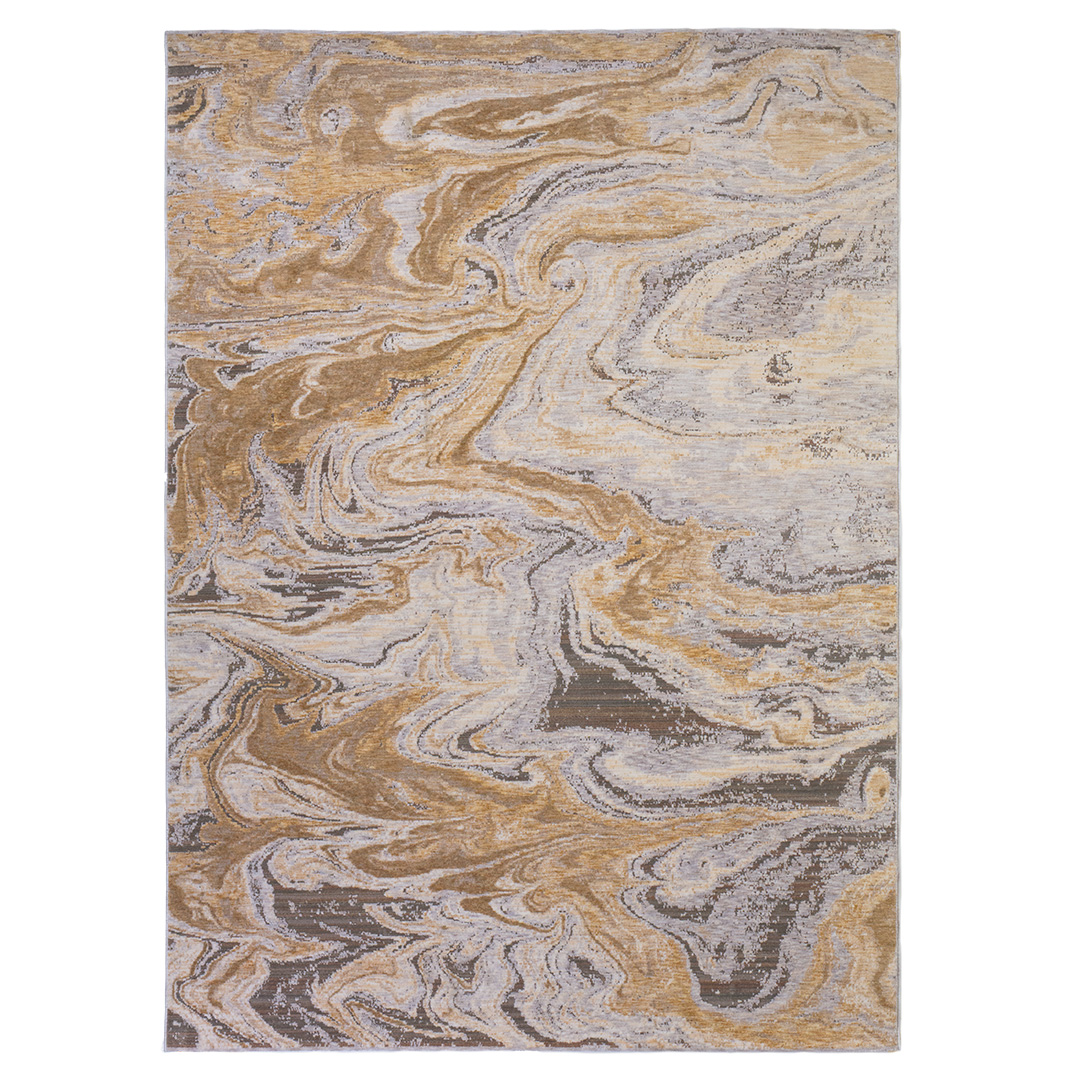 ELIXIR 530/RD9 E – Large Living Room Rug with Modern Marble-Effect Design