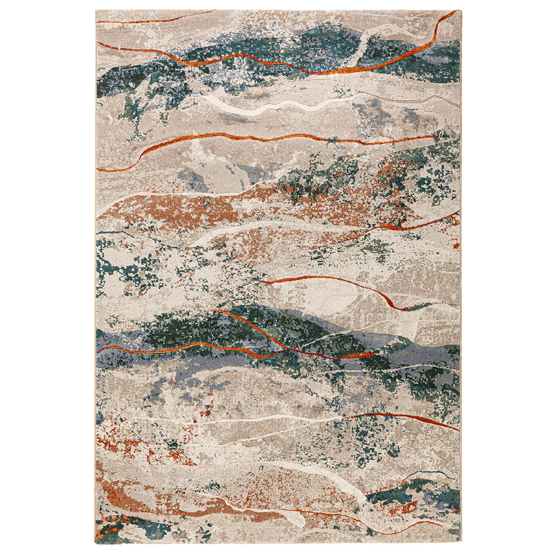 Tappeto LAGUNA 83030/9262 – Movimento e colore per interni di stile - Immagine principale