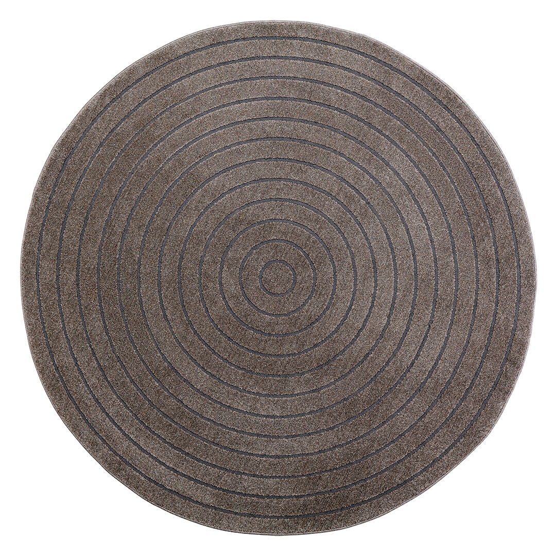 Tappeto CORTINA SFERA TAUPE – Geometria e comfort per interni contemporanei