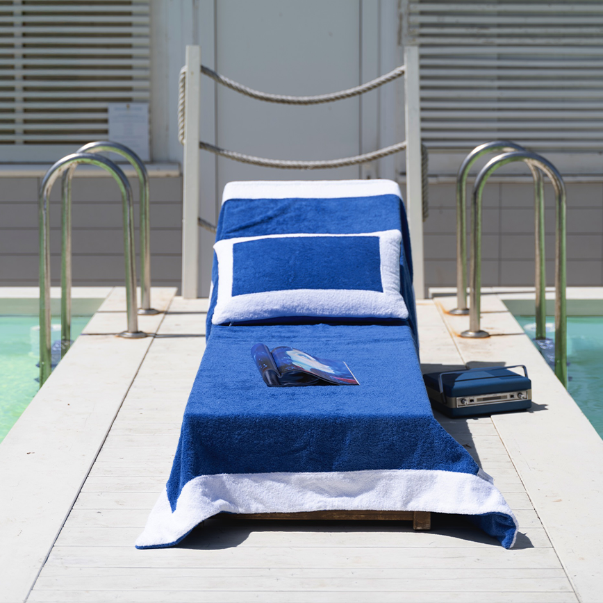 Telo Mare Forte dei Marmi Laguna/Bianco 