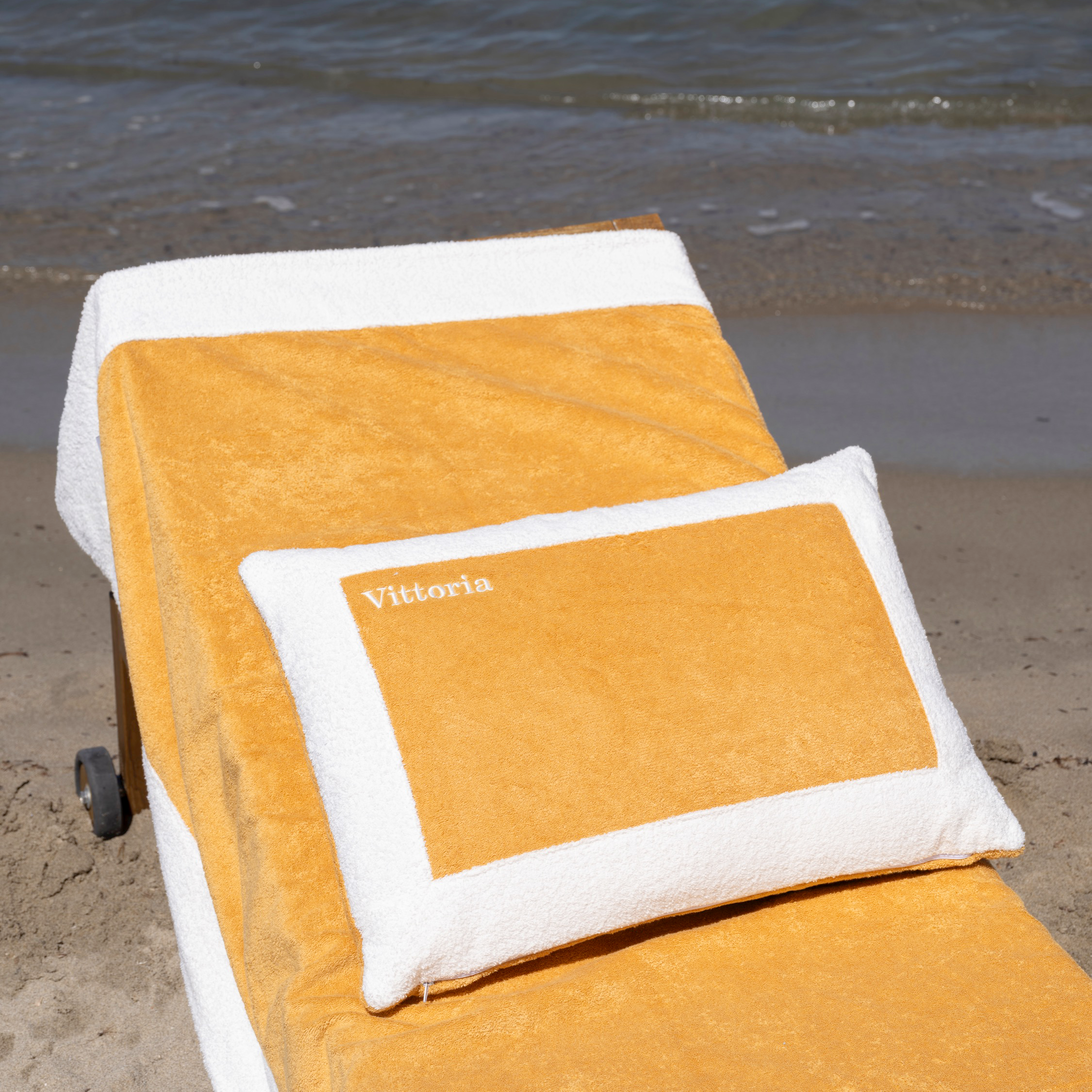 Telo Mare Ocra/Avorio - Forte dei Marmi 