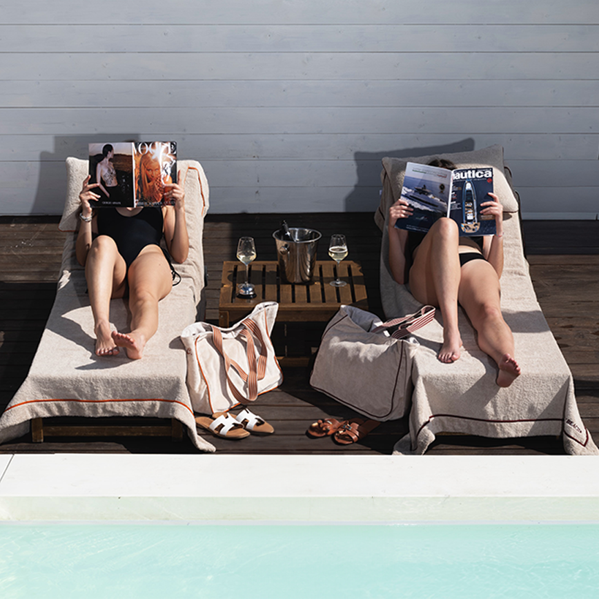 Telo Mare Corda/Terracotta - Portofino 