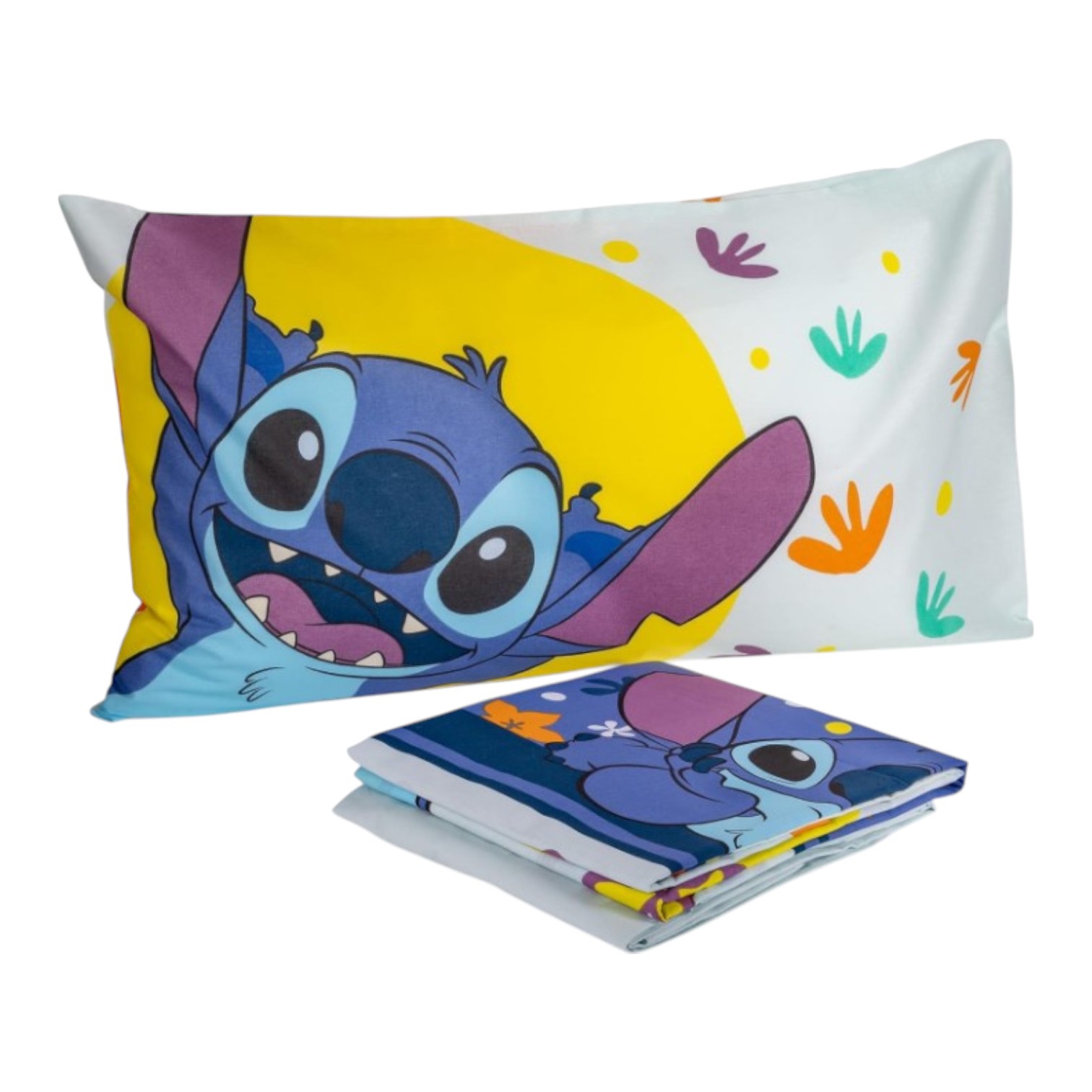 Completo letto una piazza in puro cotone - Stich