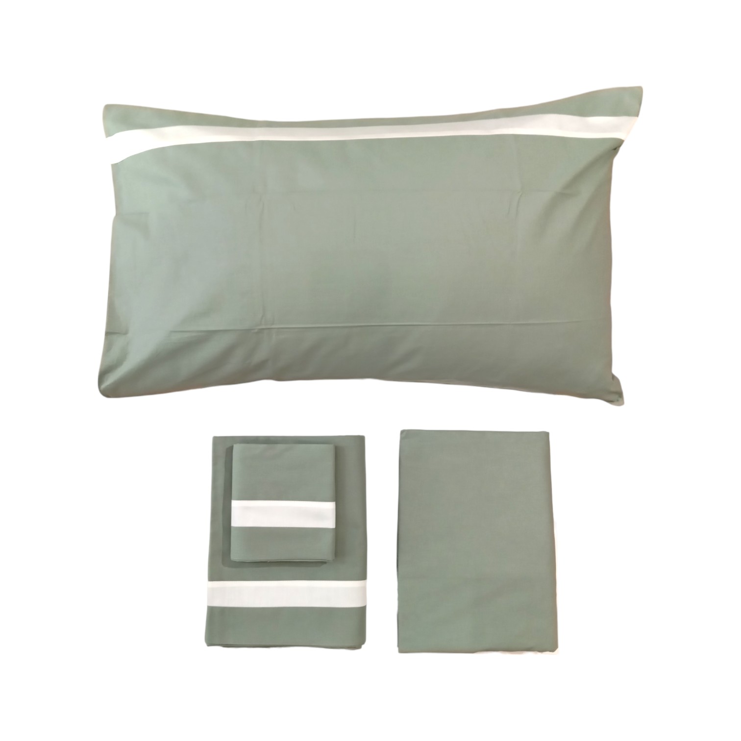 Completo letto francese Stefy in puro cotone - mango