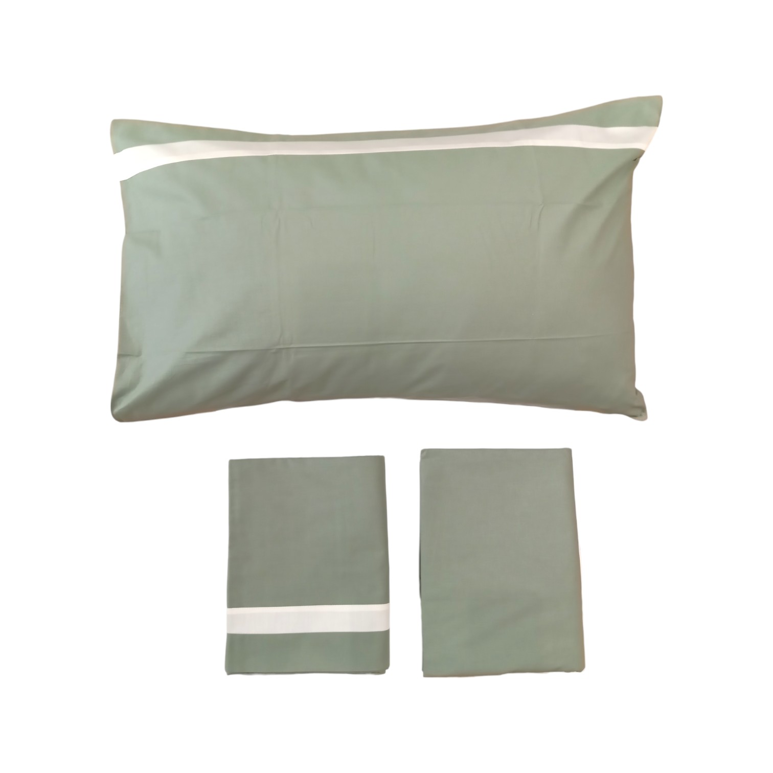 Completo letto Stefy una piazza in puro cotone - mango