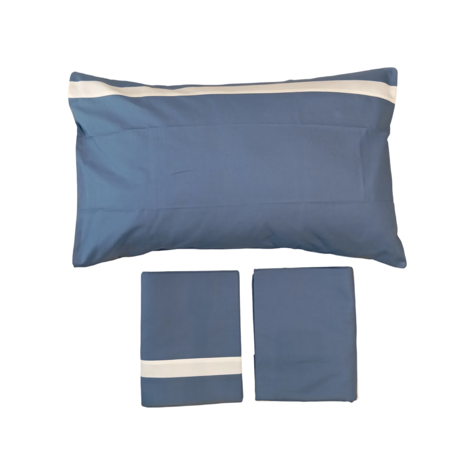 Completo letto Stefy una piazza in puro cotone - aviazione