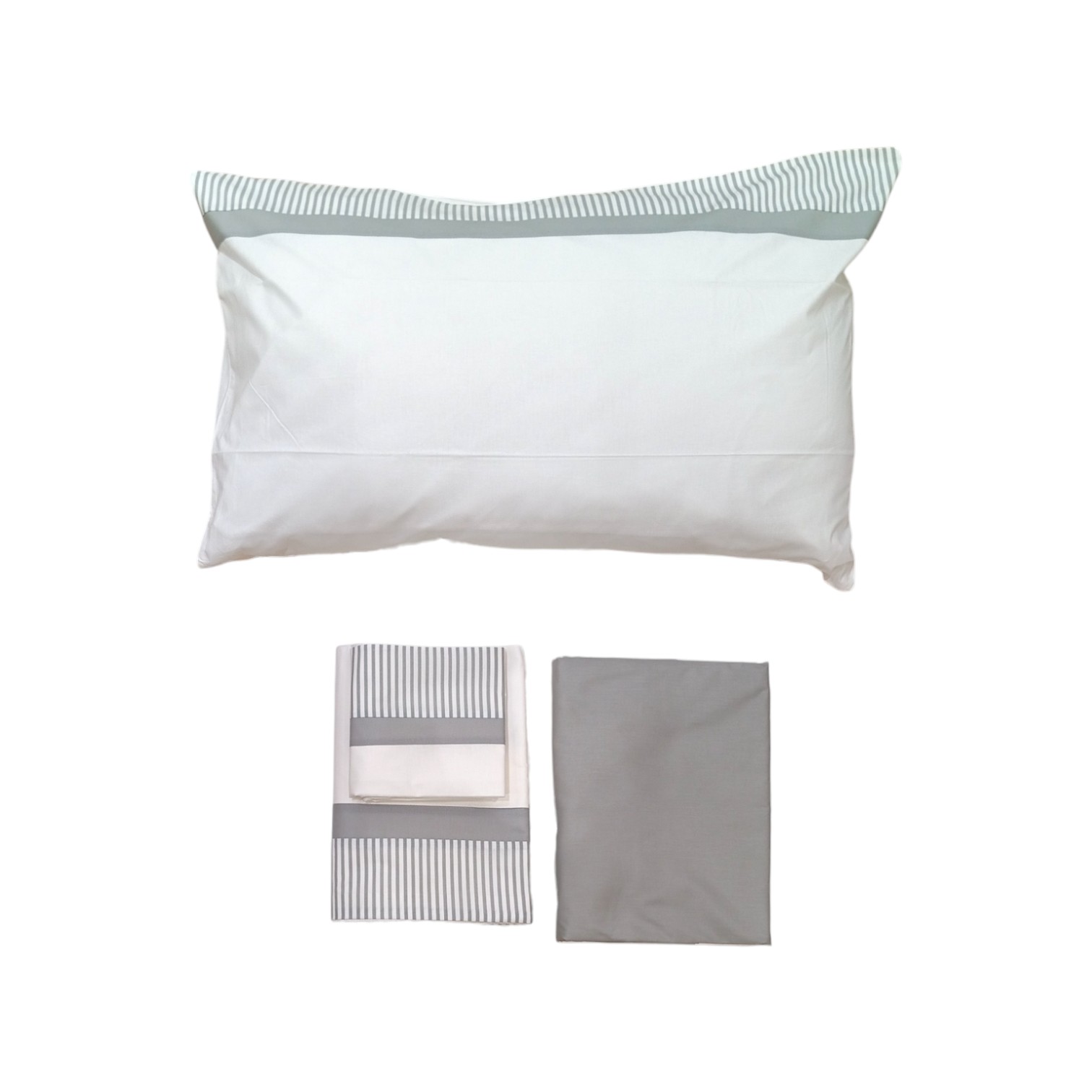 Completo letto francese Montecarlo - grigio